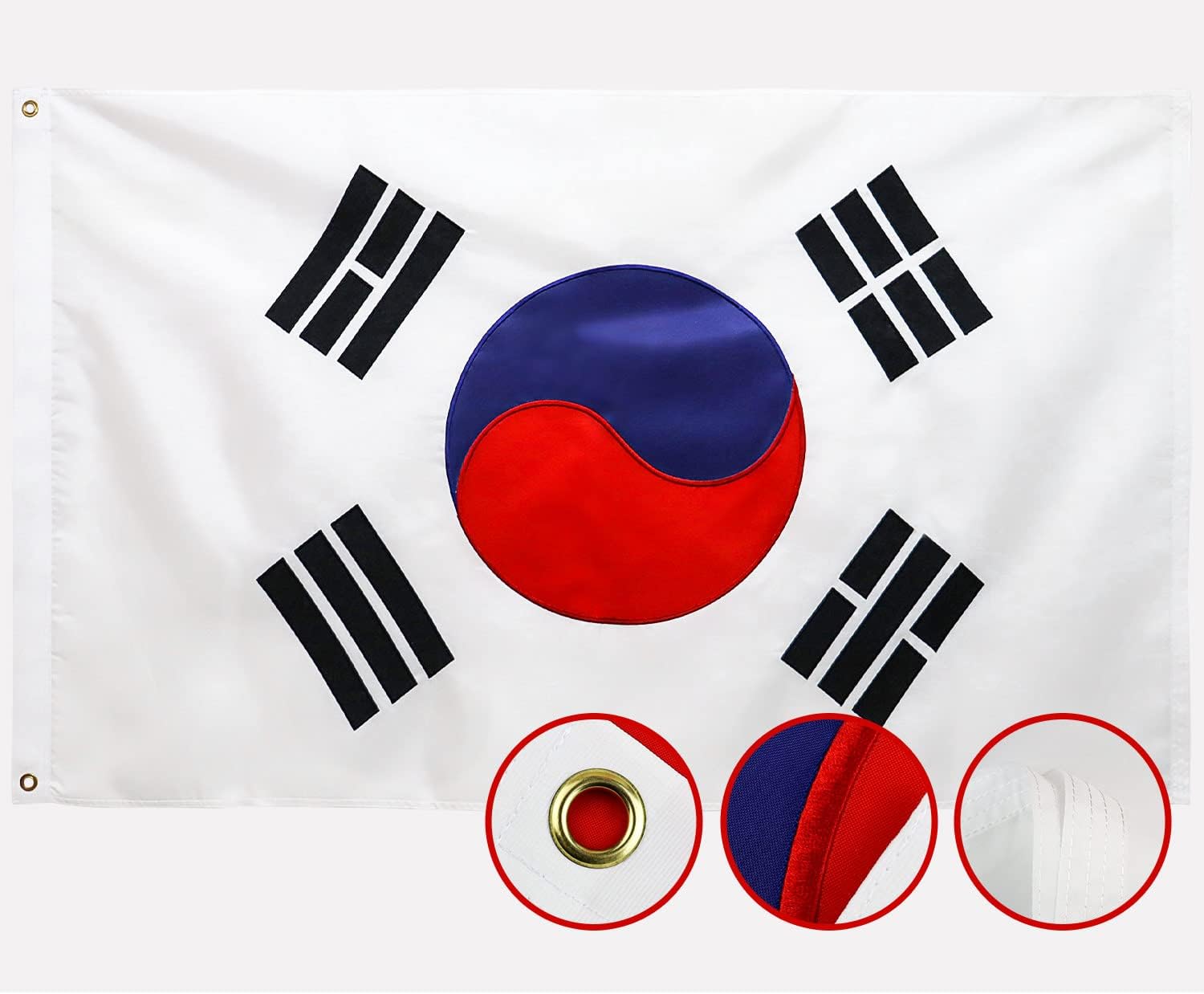 西区韩国国旗 3x5ft